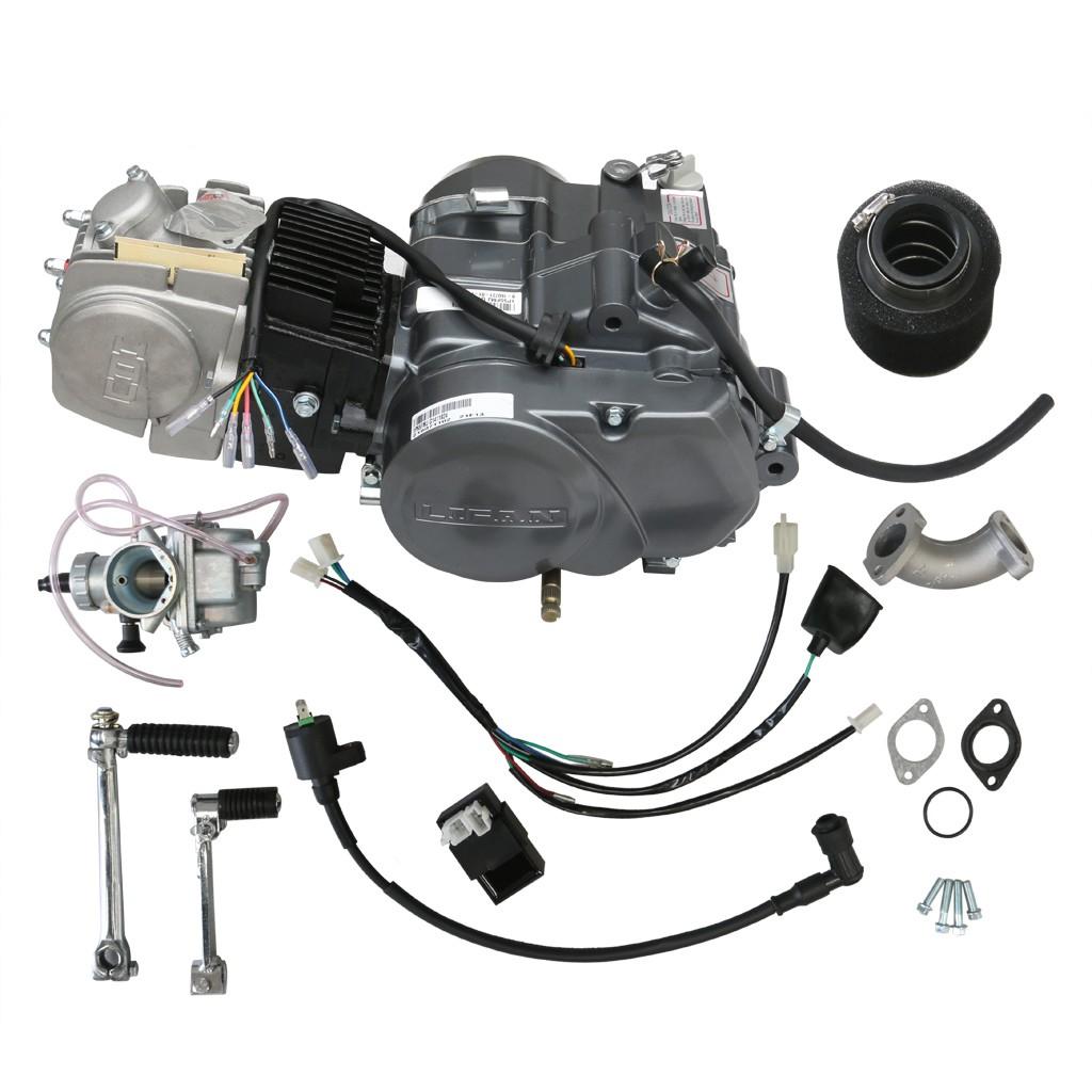 LIFAN 140 PIT BIKE ENGINE MANUAL, CARB & ELECTRICS INCLUDED