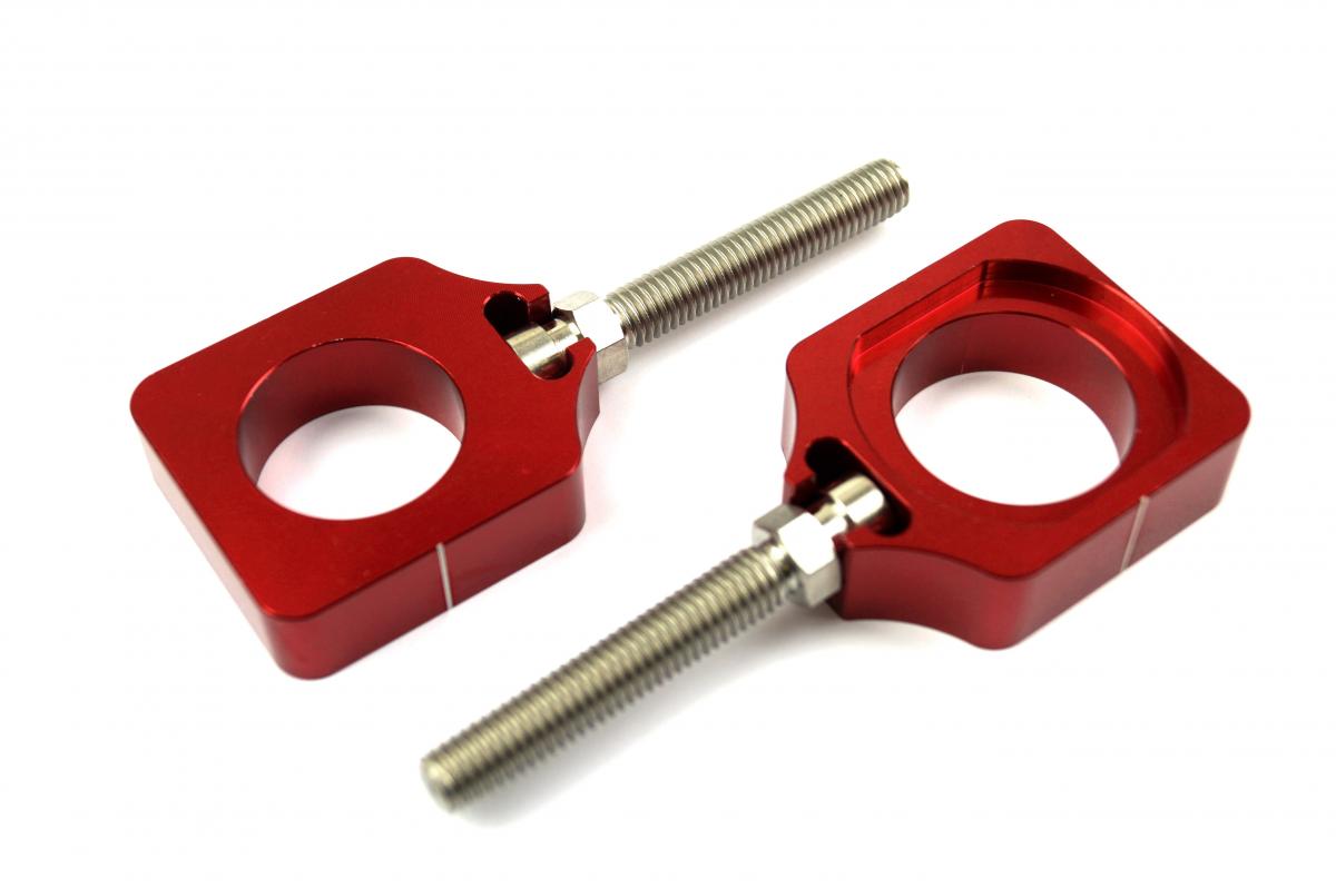 CHAIN ADJUSTER AXLE BLOCK & BOLT HONDA CRF250/450R 09-23, MX-03316RD