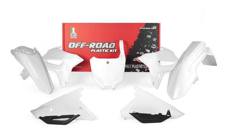 R-TECH WHITE PLASTIC KIT/6 HONDA CRF450R 2021-2024