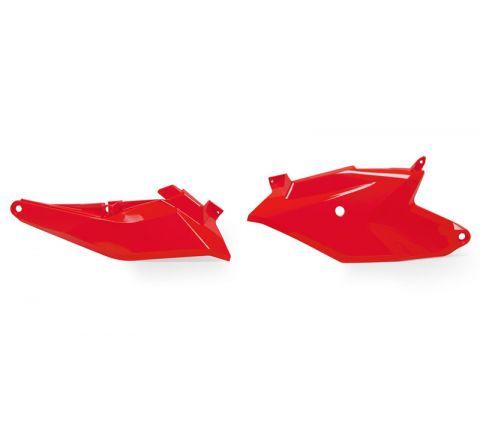 R-TECH RED SIDE PANELS KTM SX85 2018-2024, GAS GAS MC85 2021-2024