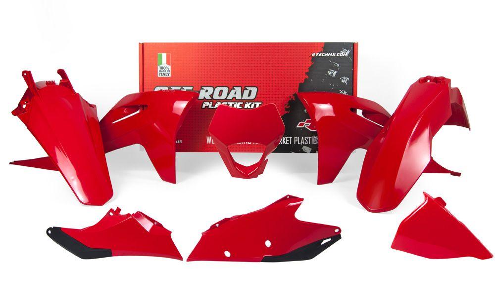 R-TECH RED PLASTIC KIT/6 GAS GAS EC/ECF 250/300/350 2021-2023
