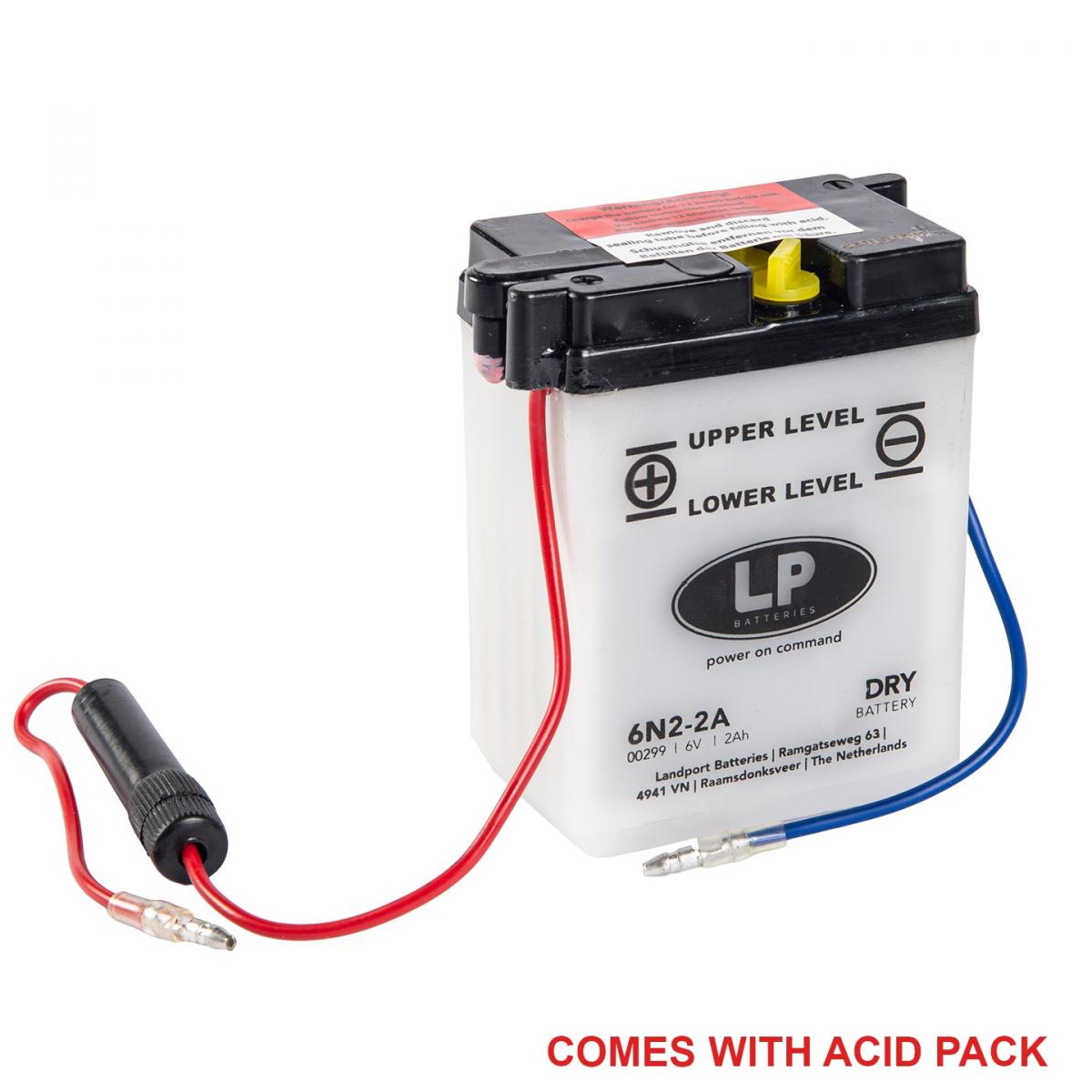 BATTERY 6N2-2A 6V 2Ah