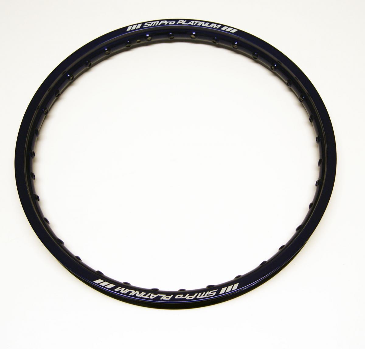 SM PRO PLATINUM RIM GLOSS BLUE 160-21, 36 SPOKE HOLE
