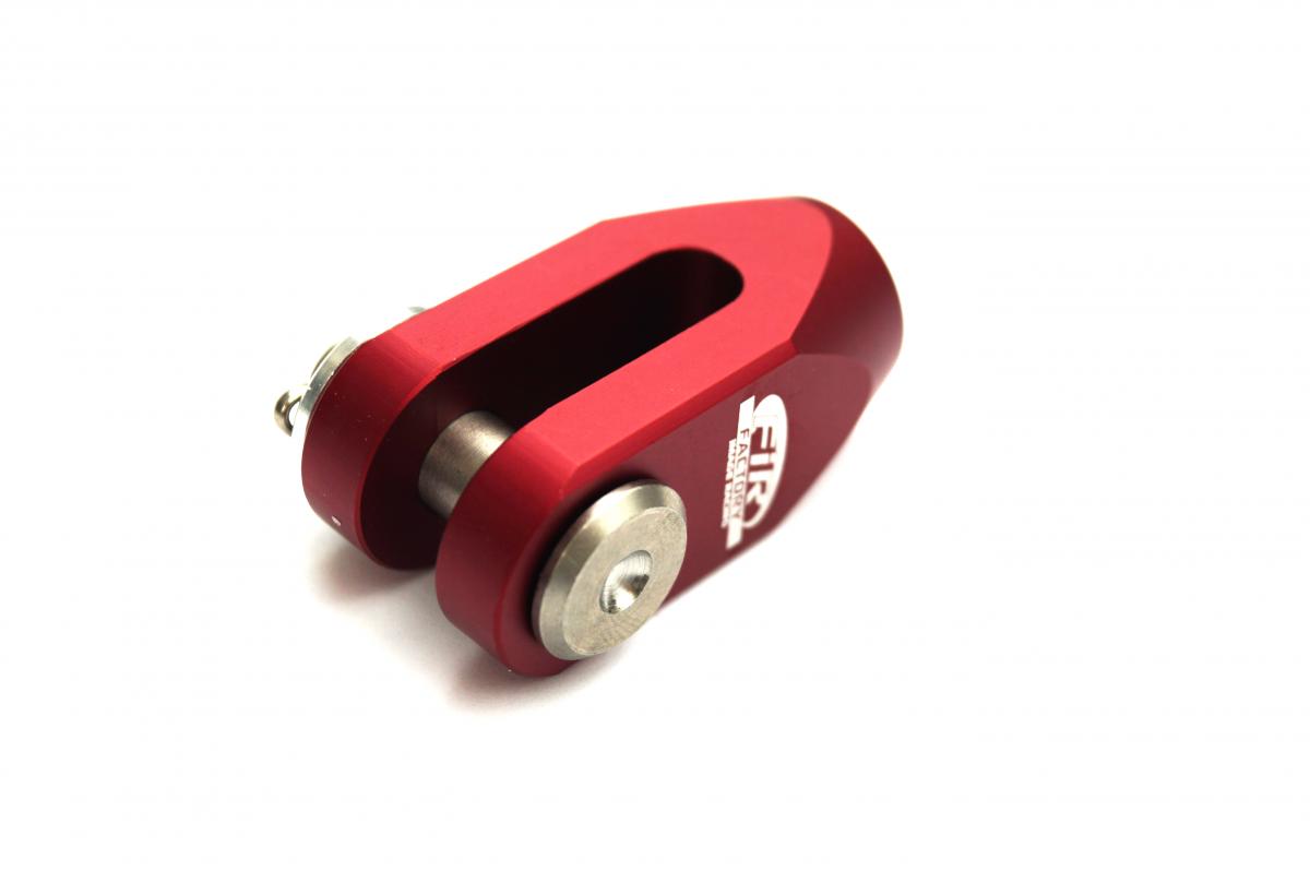 BRAKE CLEVIS REAR RED CR125/250 02> CRF150/250/450, FIR ASRBC-04, CNC ALLOY