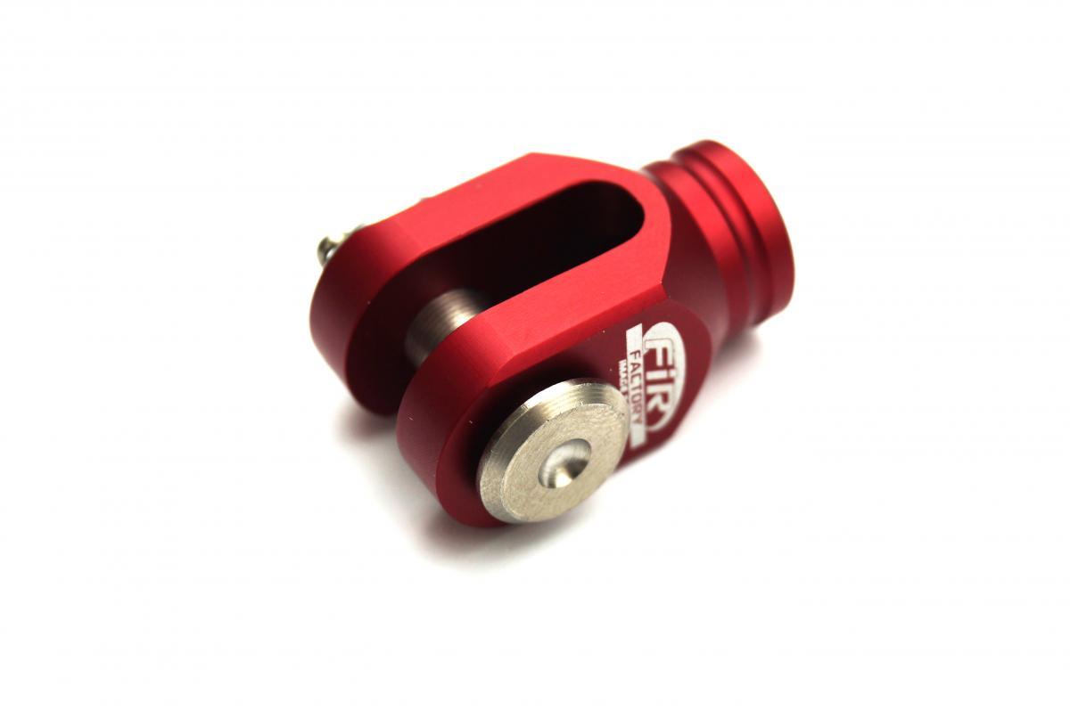 BRAKE CLEVIS REAR RED HONDA CR80/85 92-07, CR125-500 90-01, CNC ALLOY