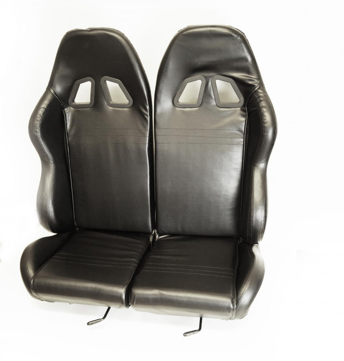 BUGGY GO KART SEAT TWIN, UNIVERSAL BUCKET SEAT, WITH RAILS