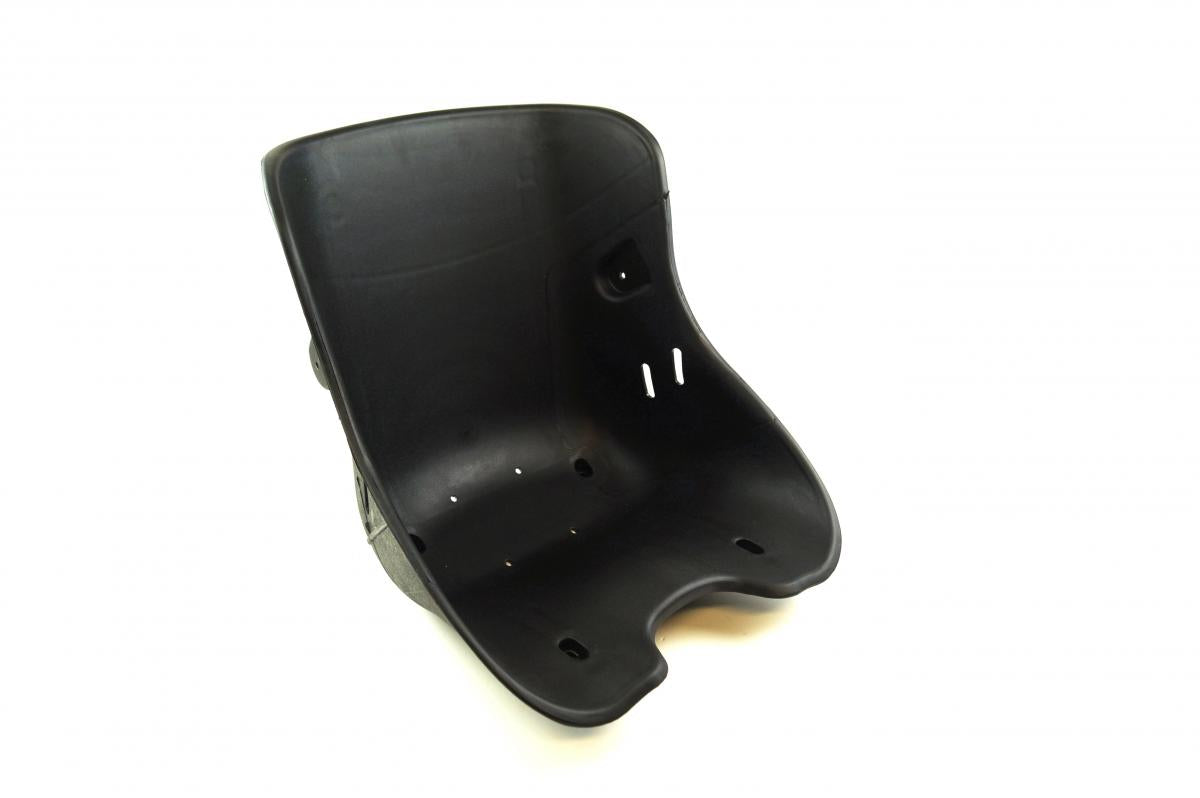 BUGGY/GO KART SEAT FRP, WIDTH: 40-45cm, HEIGHT 39cm, FIBERGLASS GLOSS BLACK