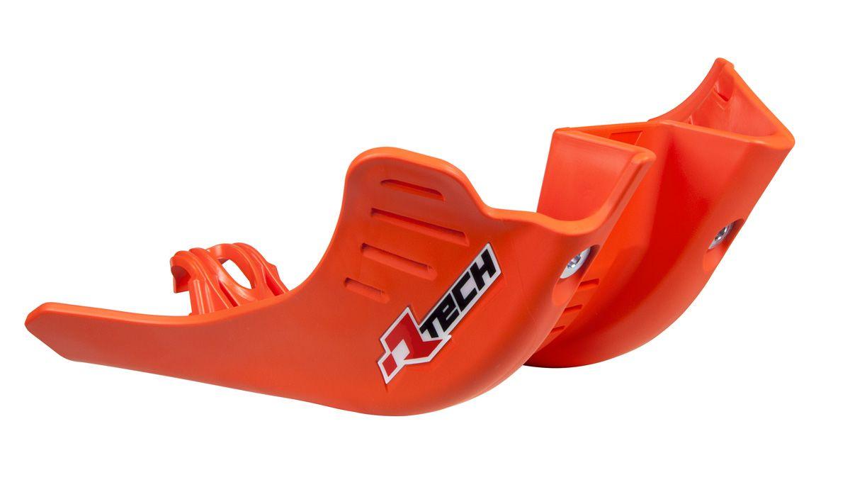 R-TECH ORANGE SKID PLATE KTM SX125 2016-2022, XC-W125/150 2017-2019