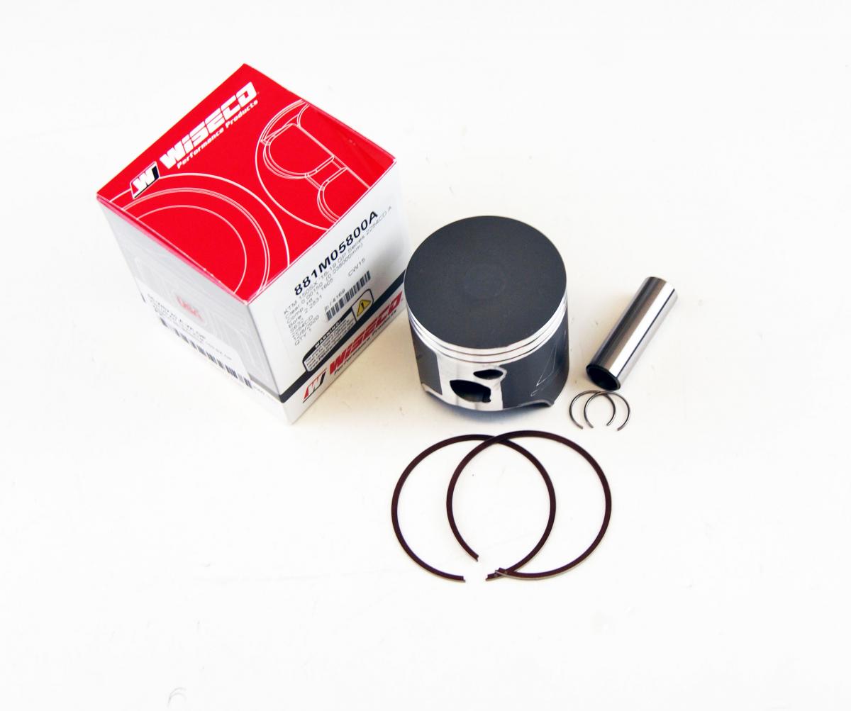 WISECO 58mm PISTON KIT A, KTM 150 SX 2016-2022 GP, RACERS CHOICE, FLAT TOP