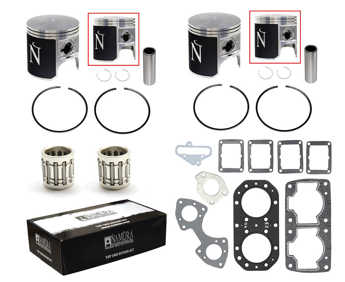 TOP END KIT, STD 76mm KAWASAKI 650 SC 91-95, SX 87-93, TS 89-96, X2 86-95