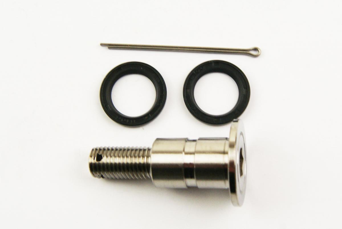 SUZUKI GR5 REAR PEDAL PIVOT BOLT KIT, 43142-27C00 SEALS 09284-15006, FIR-BRAND