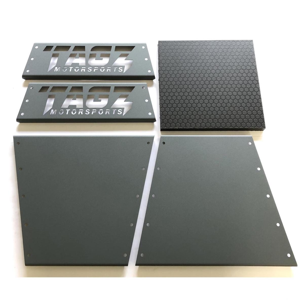 TAGZ FACTORY MX STAND PANEL SET, FINISH MATT TEXTURE GREY RAL7011