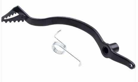 REAR BRAKE PEDAL, PIT BIKE STYLE, Pedal & Spring