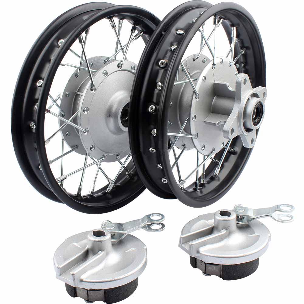 DRUM PIT BIKE WHEEL SET 10 X 1.40