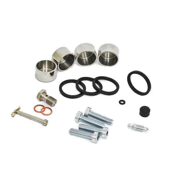 CALIPER REBUILD KIT 4 PISTON, FOR MOTOMASTER SM RACING CALIPER 210102