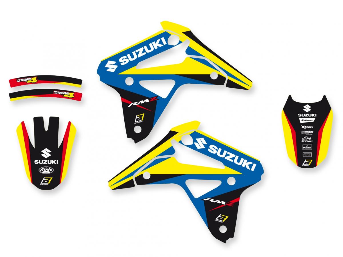 SUZUKI RM-Z450 2005-2007 DREAM-4 DECAL KIT