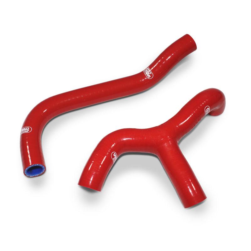 SAMCO HOSE KIT KTM 65 SX 16-19 Y' Piece Race Design, 2 PIECE KIT, RED, KTM-86 RD