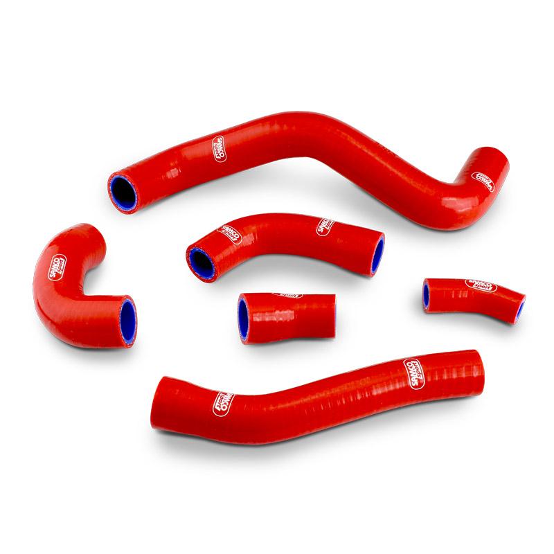 SAMCO HOSE KIT GASGAS MC 350 F 2021 OEM DESIGN, 6 PIECE KIT, RED, KTM-125 RD