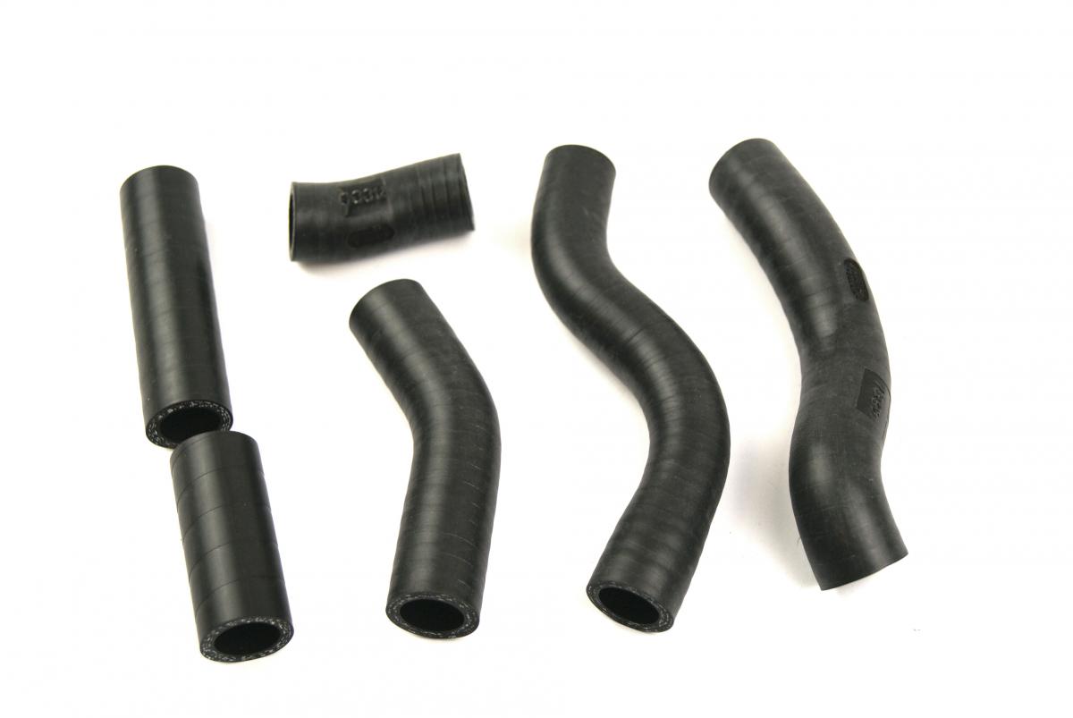 SAMCO HOSE KIT KTM 85 SX 13-17 OEM DESIGN, 6 PIECE KIT, MATT BLACK, KTM-82 CB