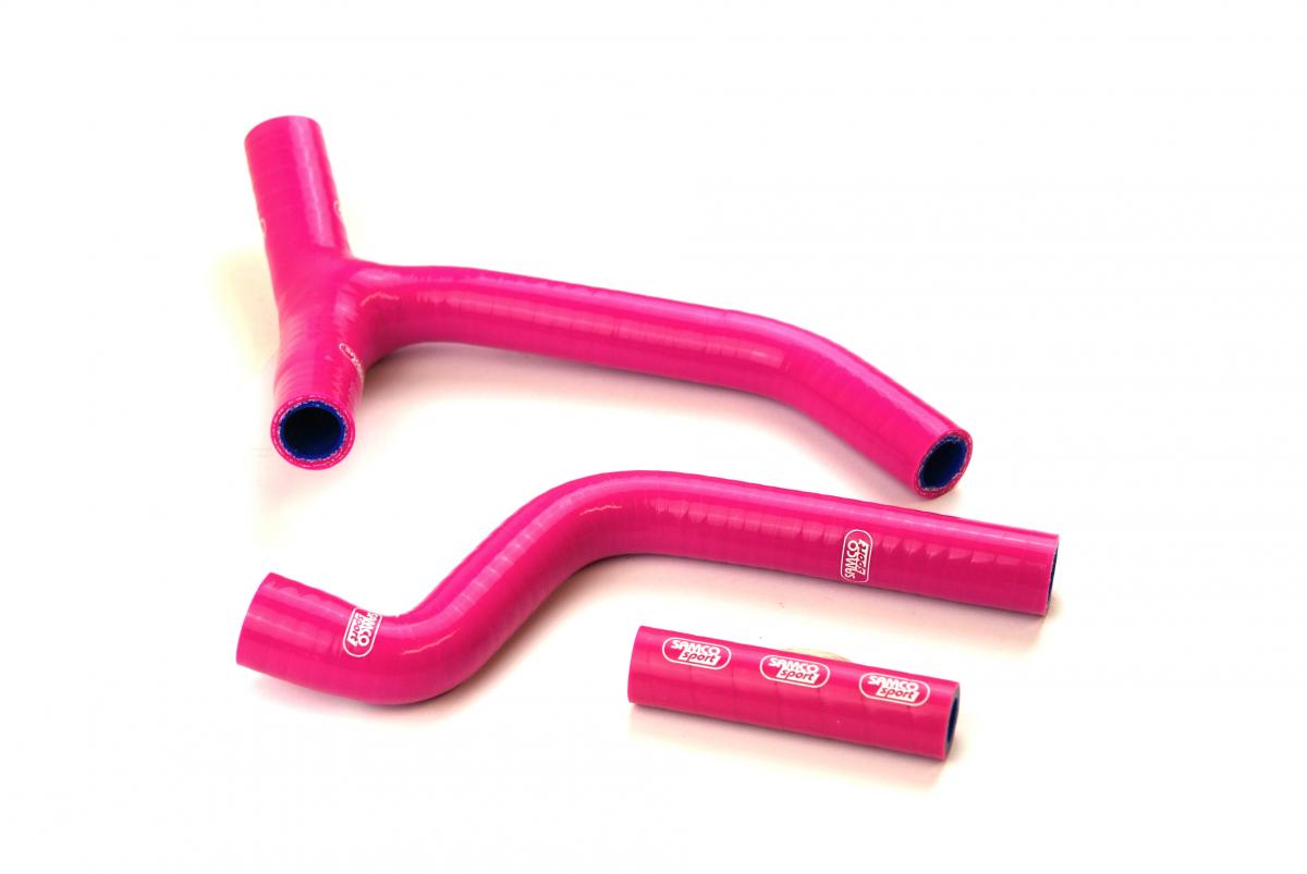SAMCO HOSE KIT YAMAHA YZ250F 10-13, Y' Piece Race Design, 3 PIECE KIT, PINK