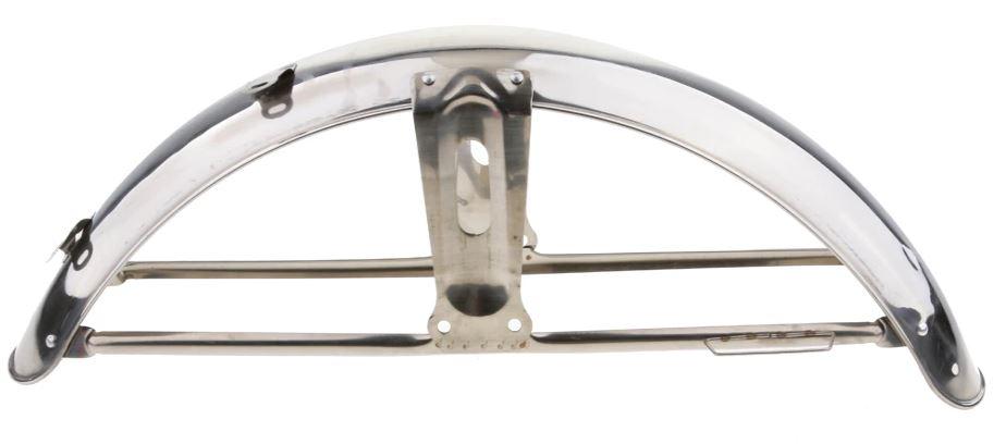 UNIVERSAL CHROME PLATED FRONT FENDER , HONDA CG125 STEEL CHROME PLATED