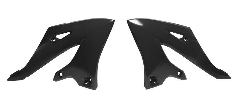 R-TECH BLACK RADIATOR SCOOPS YAMAHA YZ125/X 2022-2024, YZ250/X 2023-2024