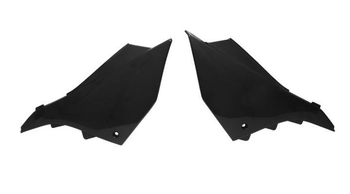 R-TECH BLACK SIDE PANELS YAMAHA YZ125/X 2022-2024, YZ250 2023-2024