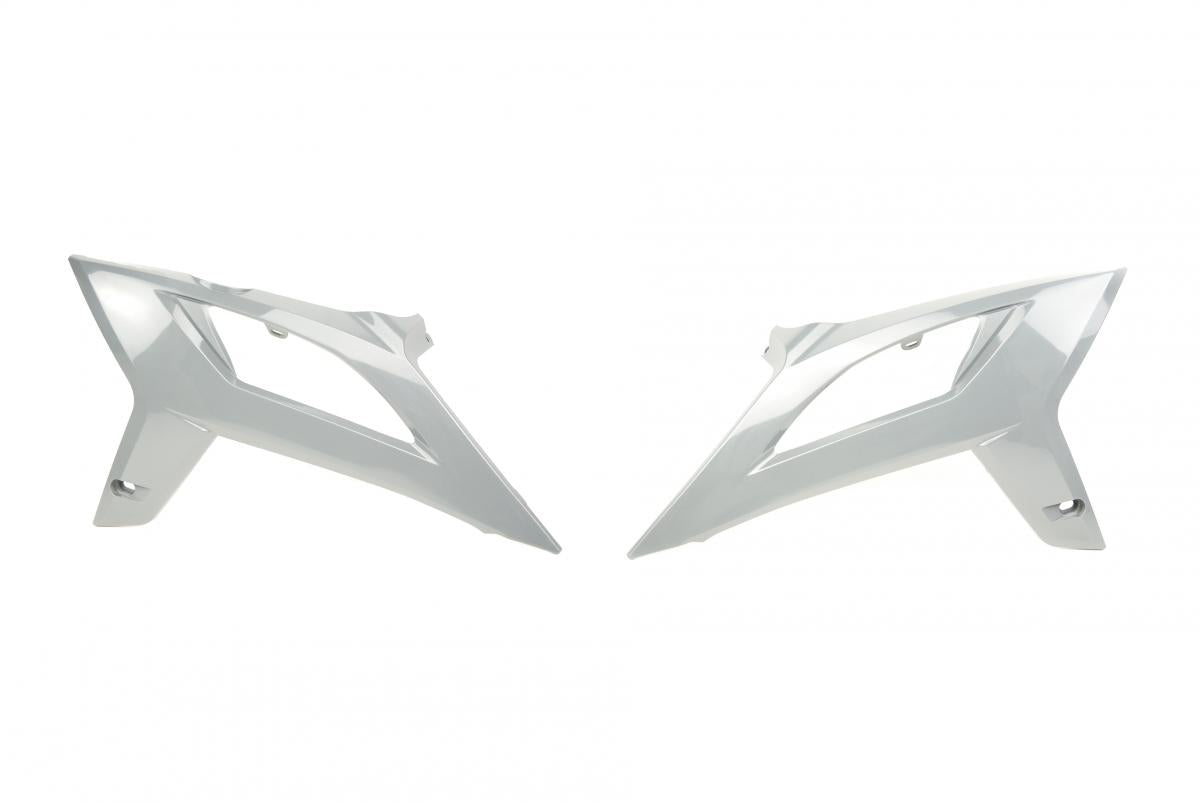 R-TECH QUANTUM GREY RADIATOR SCOOPS BETA RR 125-480 2020-2022