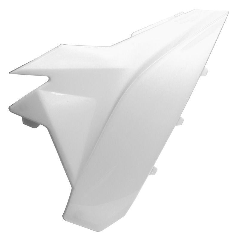 R-TECH WHITE LEFT AIR BOX COVER BETA RR 125-480 2020-2022