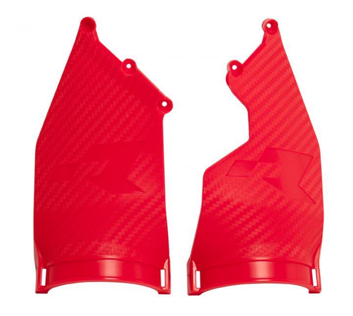 R-TECH RED TRIPLE CLAMP PROTECTORS FOR BETA RR HEADLIGHT 2020-2023