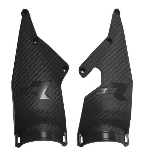 R-TECH BLACK TRIPLE CLAMP PROTECTORS FOR BETA RX NUMBER BOARD 2020-2023