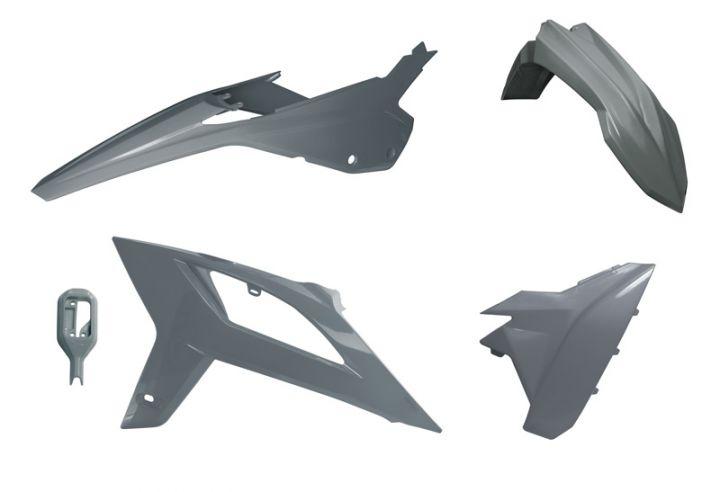 R-TECH QUANTUM GREY PLASTIC KIT/5 BETA RR125-480 2020-2022