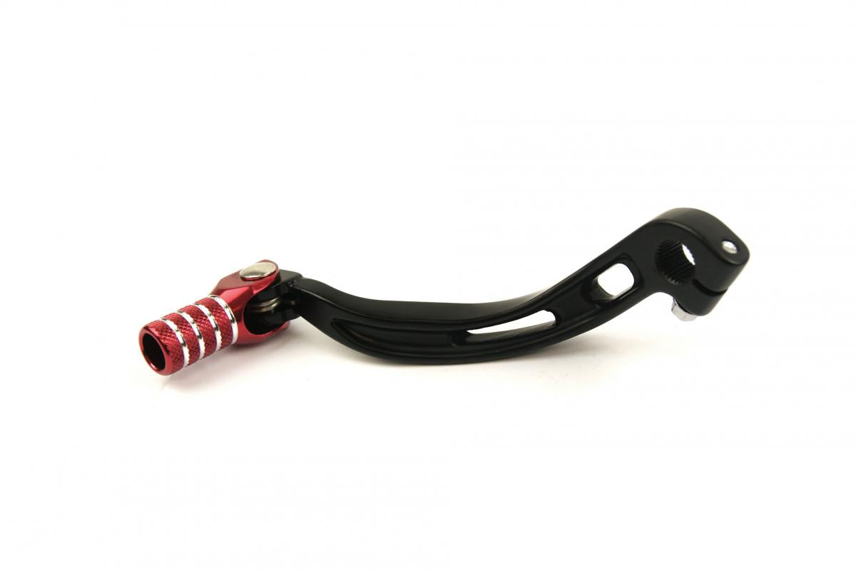 GEAR LEVER ALUMINIUM. BLACK / RED, BETA RR250/300 13-22, RTECH R-LEVC00BET00