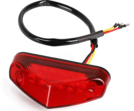 RED REAR TAIL LIGHT, HONDA CRF450X 19-23