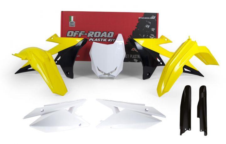 R-TECH OEM STYLE PLASTIC KIT/6 SUZUKI RM-Z450 2018-2024, RM-Z250 2019-2024