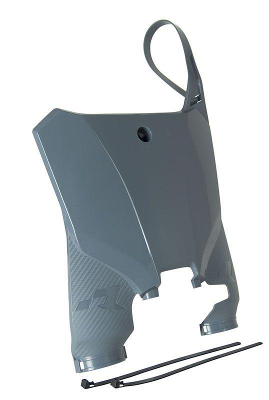 R-TECH GREY FACTORY FRONT PLATE HONDA CRF450R/RX 21-24, CRF250R/RX 22-24