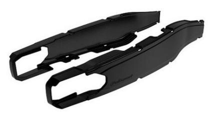 POLISPORT BLACK SWING ARM PROTECTOR RIEJU MR 250/300 2021-2022