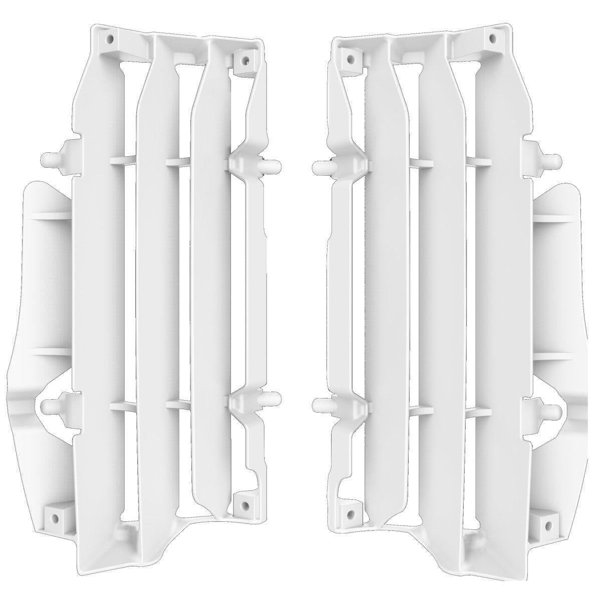 POLISPORT WHITE RAD LOUVERS/COVERS BETA RR 2T/4T 2020-2022
