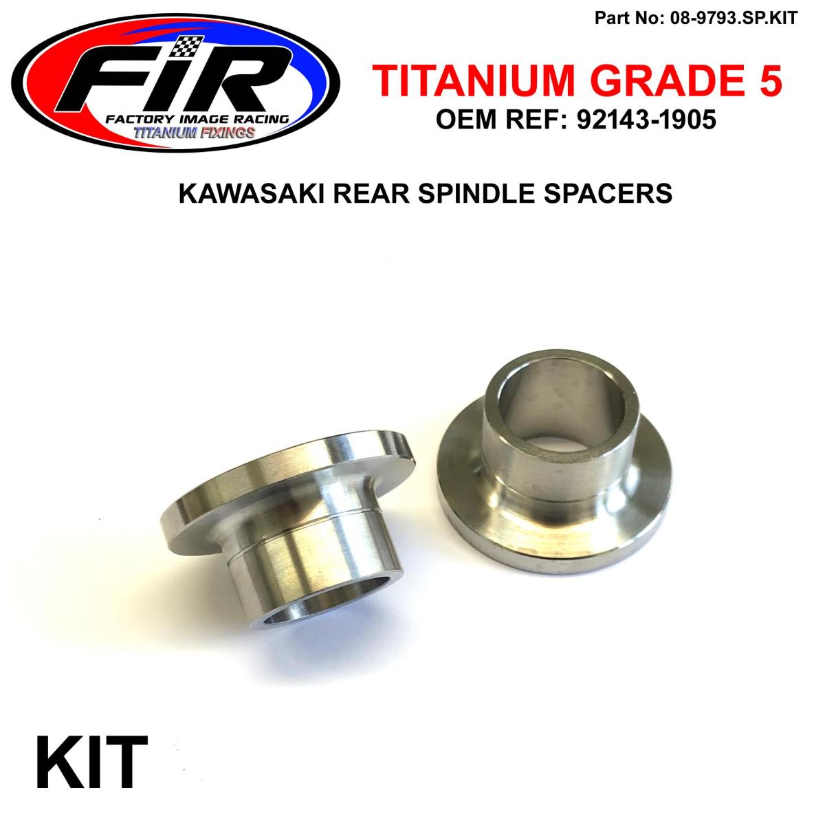 GR5 REAR SPACER KIT KX500 250 125, 92143-1905 / REAR WHEEL SPACER, FIR 17-8240.A
