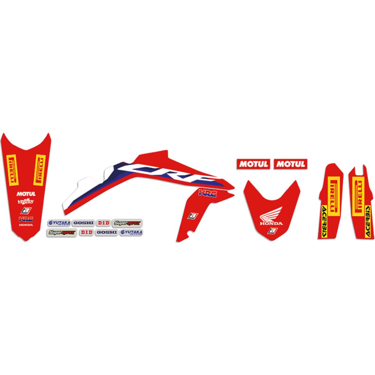 HONDA CRF250R 2022-2024, CRF450R 2021-2024, HONDA HRC DECAL KIT