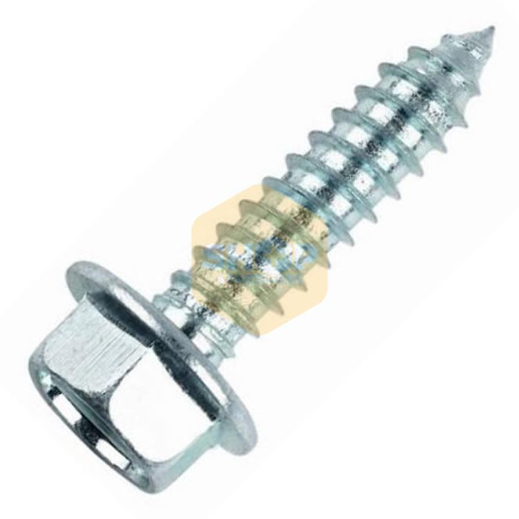 4.2x19mm FLANGED SELF TAPPING SCREWS ZINC PLATED