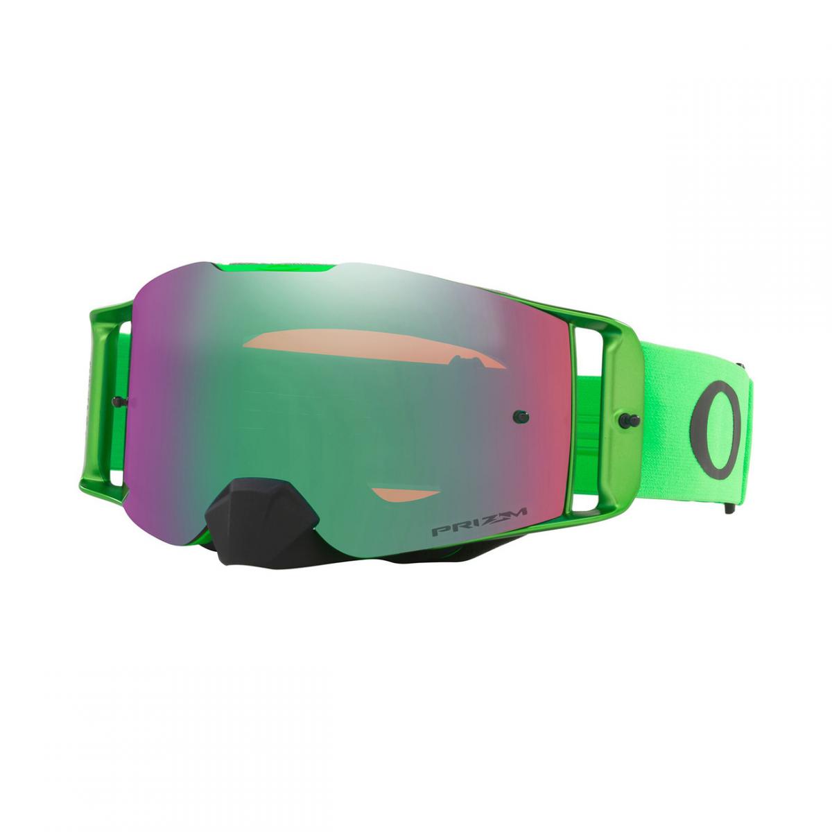 OAKLEY FRONT LINE MX MOTO GREEN PRIZM JADE, OA OO7087-66 PRIZM JADE IRIDIUM LENS