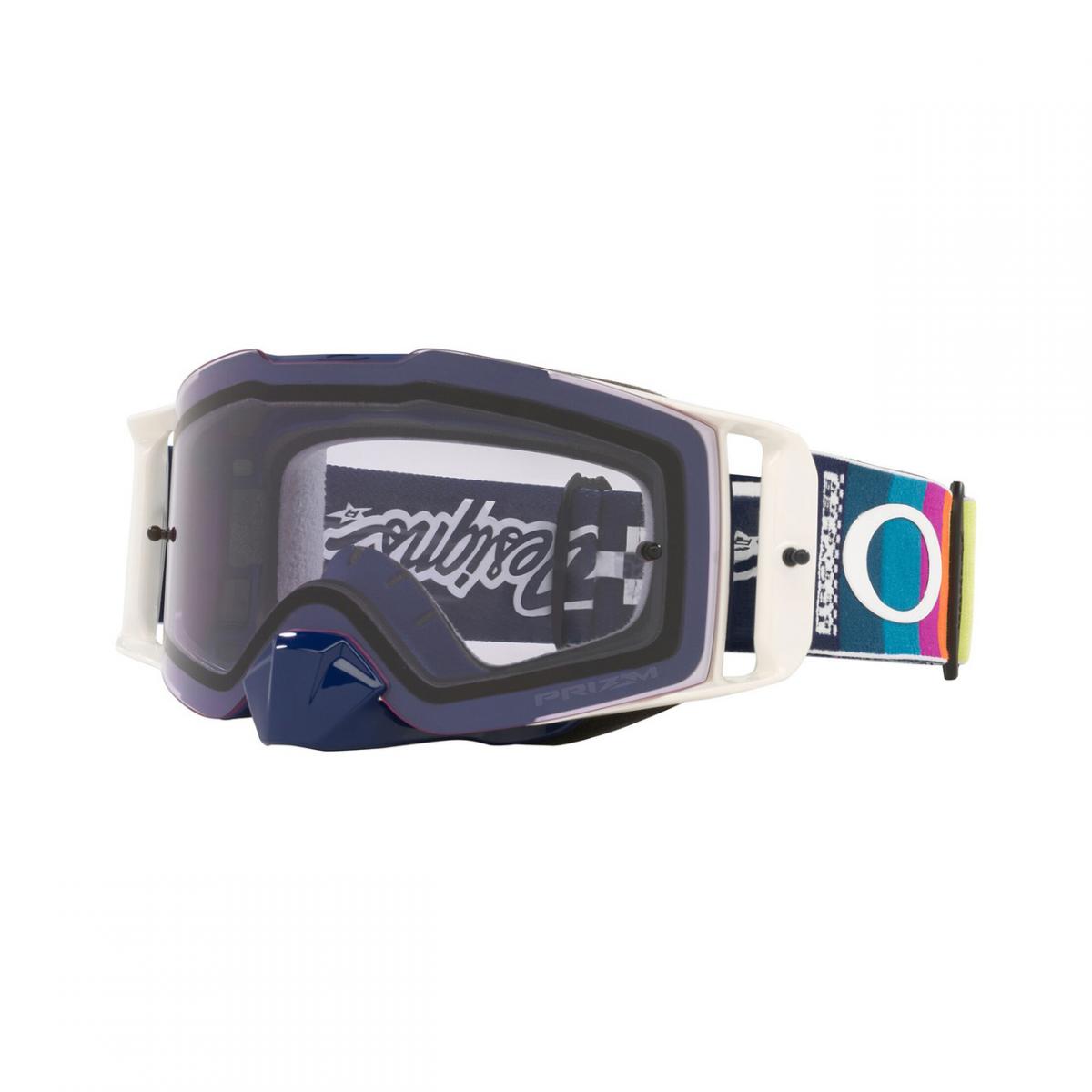 OAKLEY FRONT LINE MX TLD GRAPH WHITE PRIZM, PRIZM LOW LIGHT LENS OA OO7087-63
