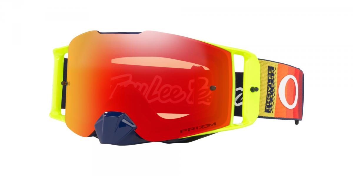 OAKLEY FRONT LINE MX TLD GRAPH YELLOW PRIZM, PRIZM TORCH LENS OA OO7087-64
