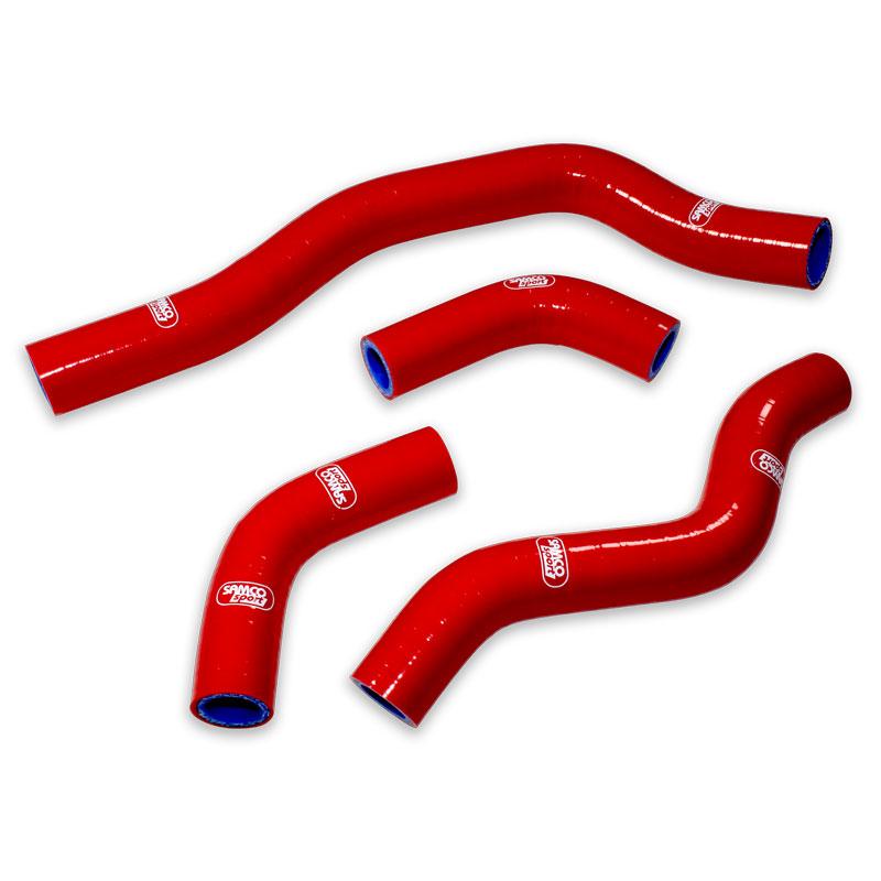 SAMCO HOSE KIT HONDA CRF450X 2005-2016, 4 PIECE KIT, RED, HON-38 RD
