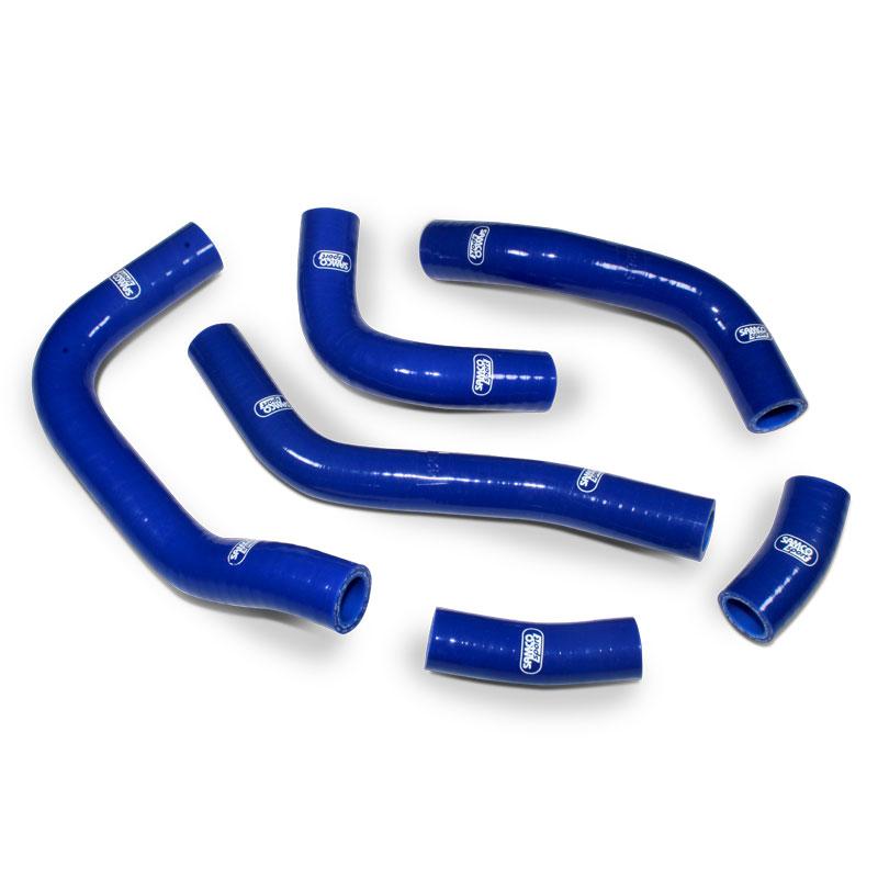 SAMCO HOSE KIT HONDA CRF450R 13-14, OEM DESIGN 6 PIECE KIT, BLUE, HON-84-BU
