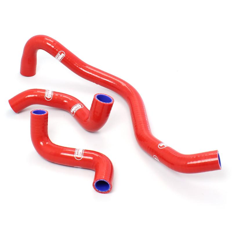 SAMCO HOSE KIT HUSQVARNA TR650 2013-2014, 3 PIECE KIT, RED, HUS-23-RD