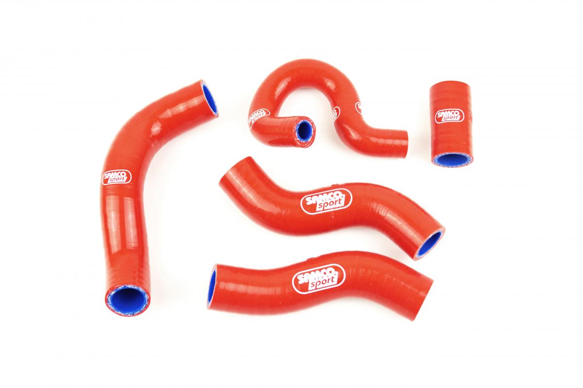 SAMCO HOSE KIT KTM 450/500 EXC-F 12-16, 5 PIECE KIT, RED, KTM-48-RD