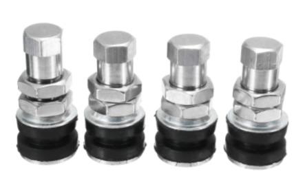 TUBELESS BOLT IN TYRE VALVE, 10mm x 33mm 0.327" TR161 819 (PACK OF 4)