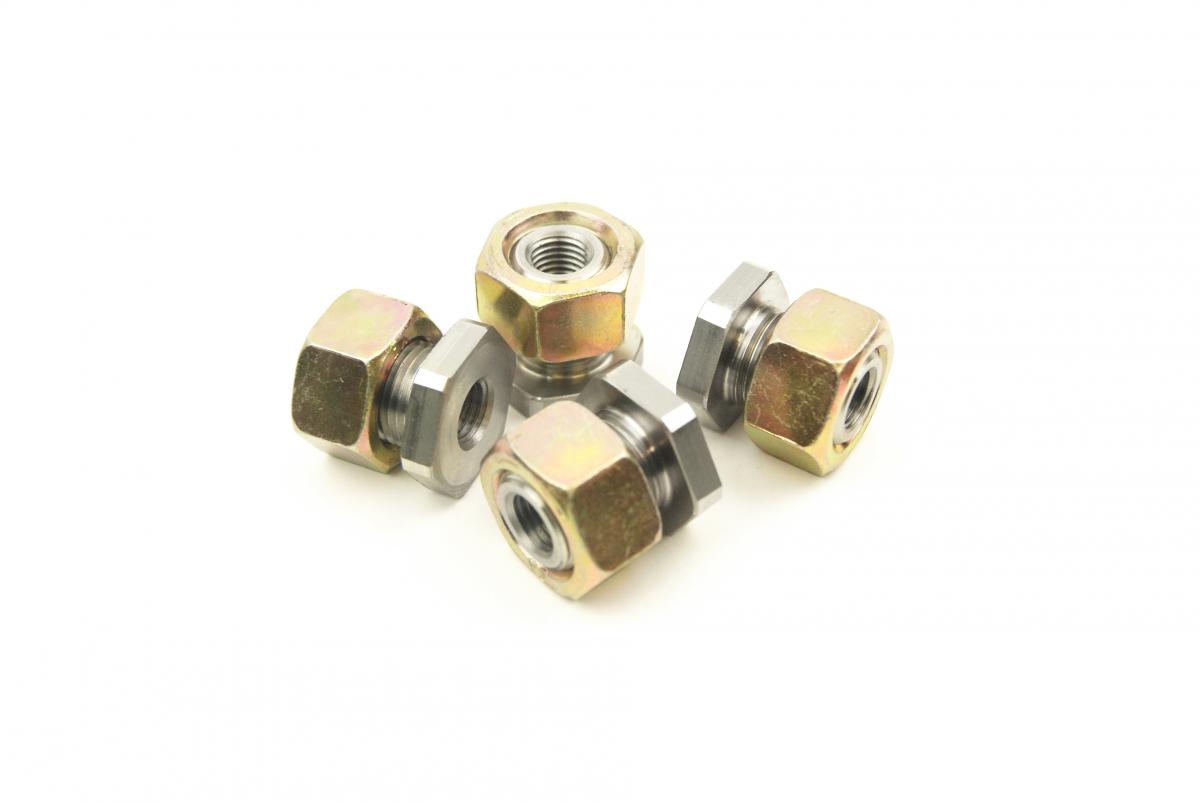 KELLER PERFORMANCE RADIUS ROD NUTS, 12MM (SETS OF 4), CAN AM, HONDA, POLARIS